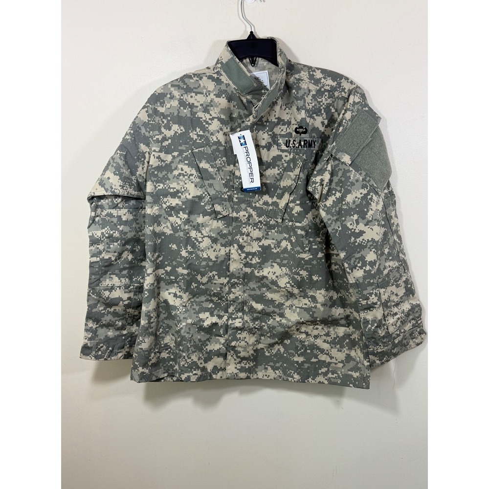 NWT Propper Men M Long UCP Digital Camo US Army Airborne Combat Coat NIR Ripstop